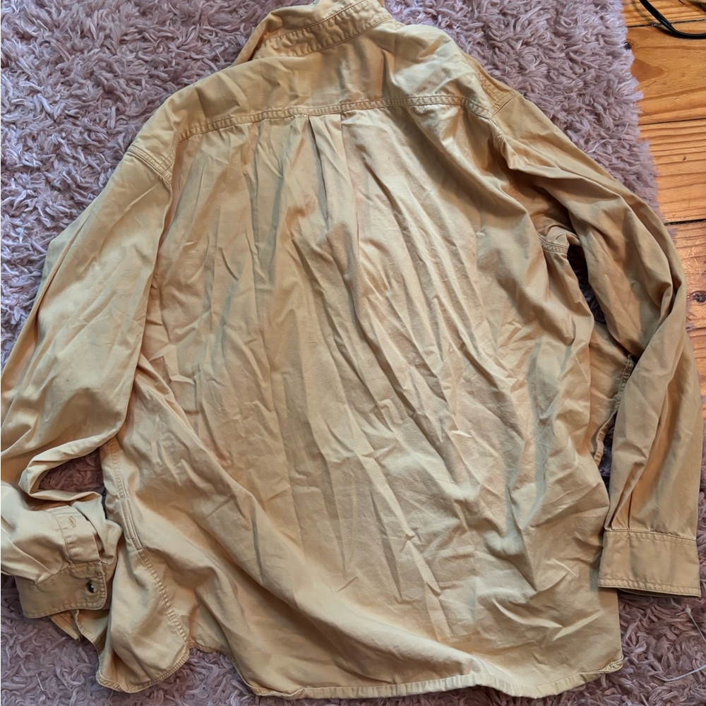 Yellow Button up - Picture 2 of 3
